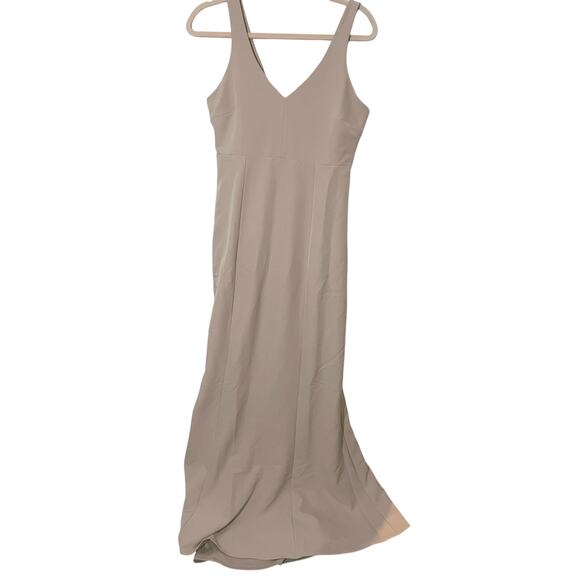 Show Me Your MuMu Dress Morgan Gown Show Me The Ring Stretch Crepe - Picture 2 of 8